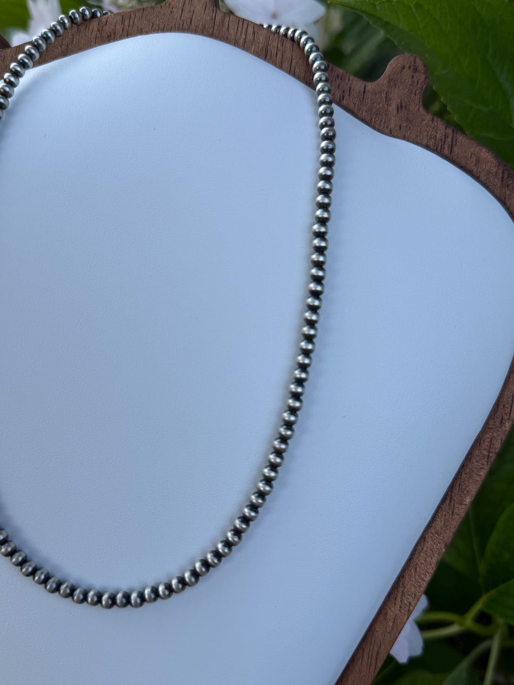 Sterling Sliver Navajo Pearls - 4mm