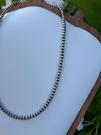 Sterling Sliver Navajo Pearls - 4mm