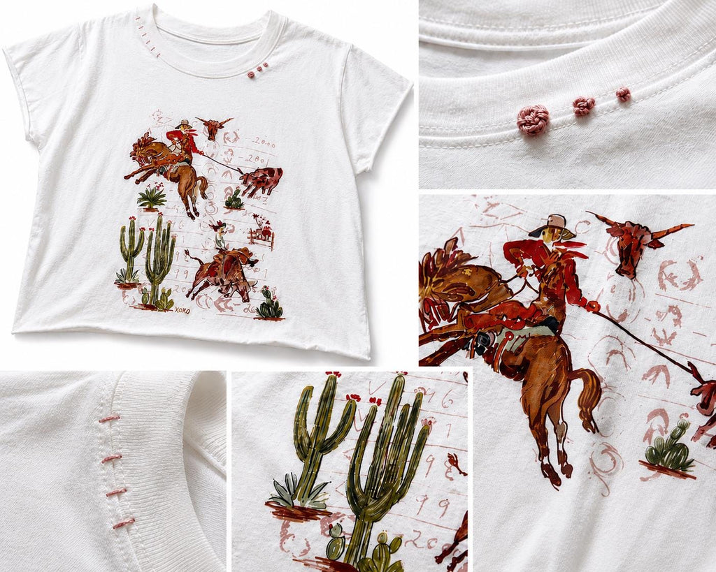 Desert Cowgirl Crop Tee