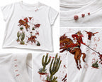 Desert Cowgirl Crop Tee