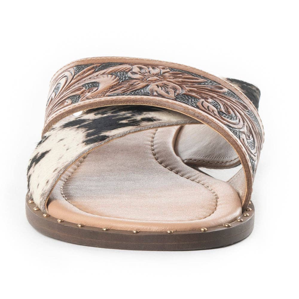 Chappy Western Hand-Tooled Sandals
