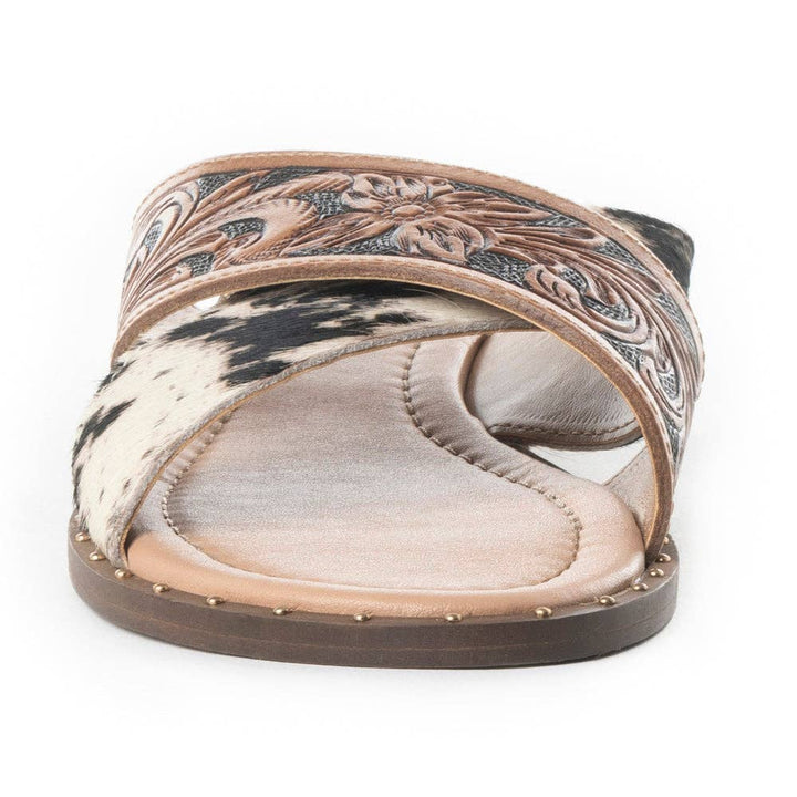 Chappy Western Hand-Tooled Sandals