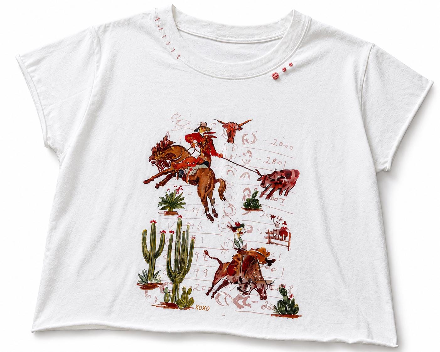 Desert Cowgirl Crop Tee