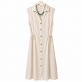 High Desert Linen Midi Dress