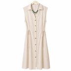 High Desert Linen Midi Dress