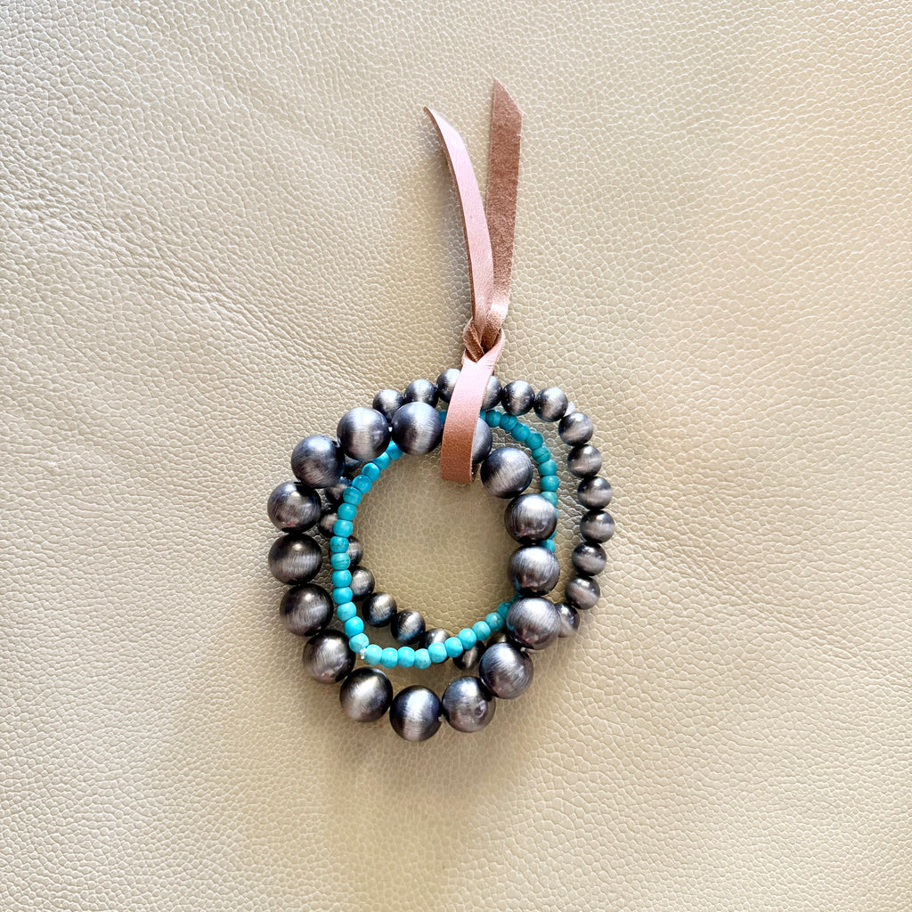 Turquoise Stone Stacked Bracelet