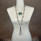 The Ranch Rope Navajo Inspired Pearl Necklace
