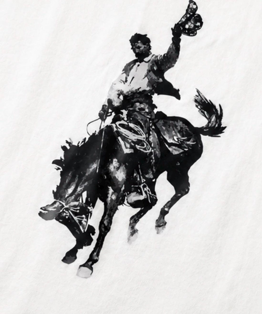 Ride On Embroidered Tee.