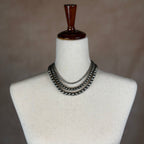 Navajo-Inspired Pearl Necklace | 16” Short | 4mm