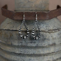 Navajo Pearl Teardrop Earrings ￼