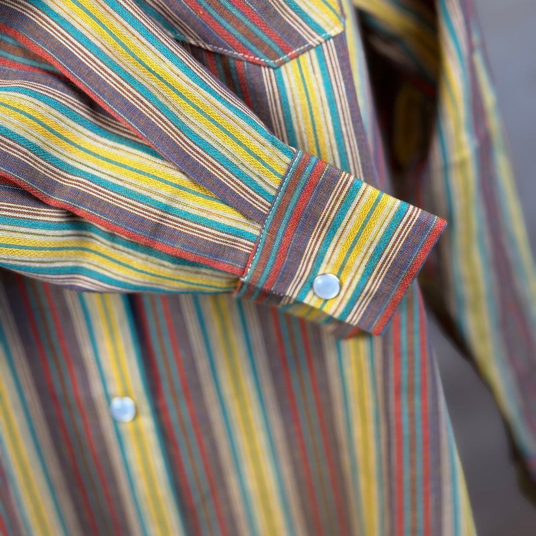 The Sunset Stripe Pearl Snap