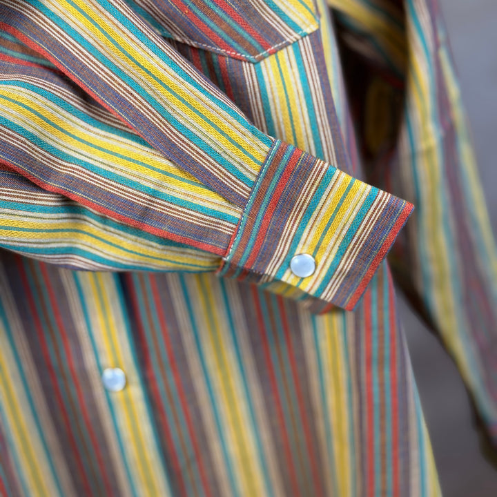 The Sunset Stripe Pearl Snap