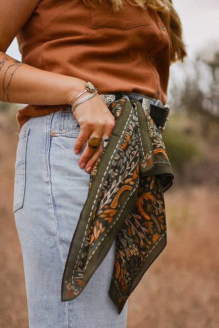Western Harvest Silk Wild Rag