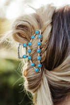 Cowgirl Turquoise Claw Clip