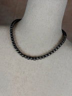Navajo-Inspired Pearl Necklace | 16” Short | 8mm