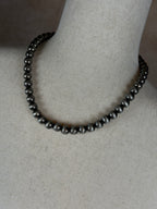 Navajo-Inspired Pearl Necklace | 16” Short | 10mm