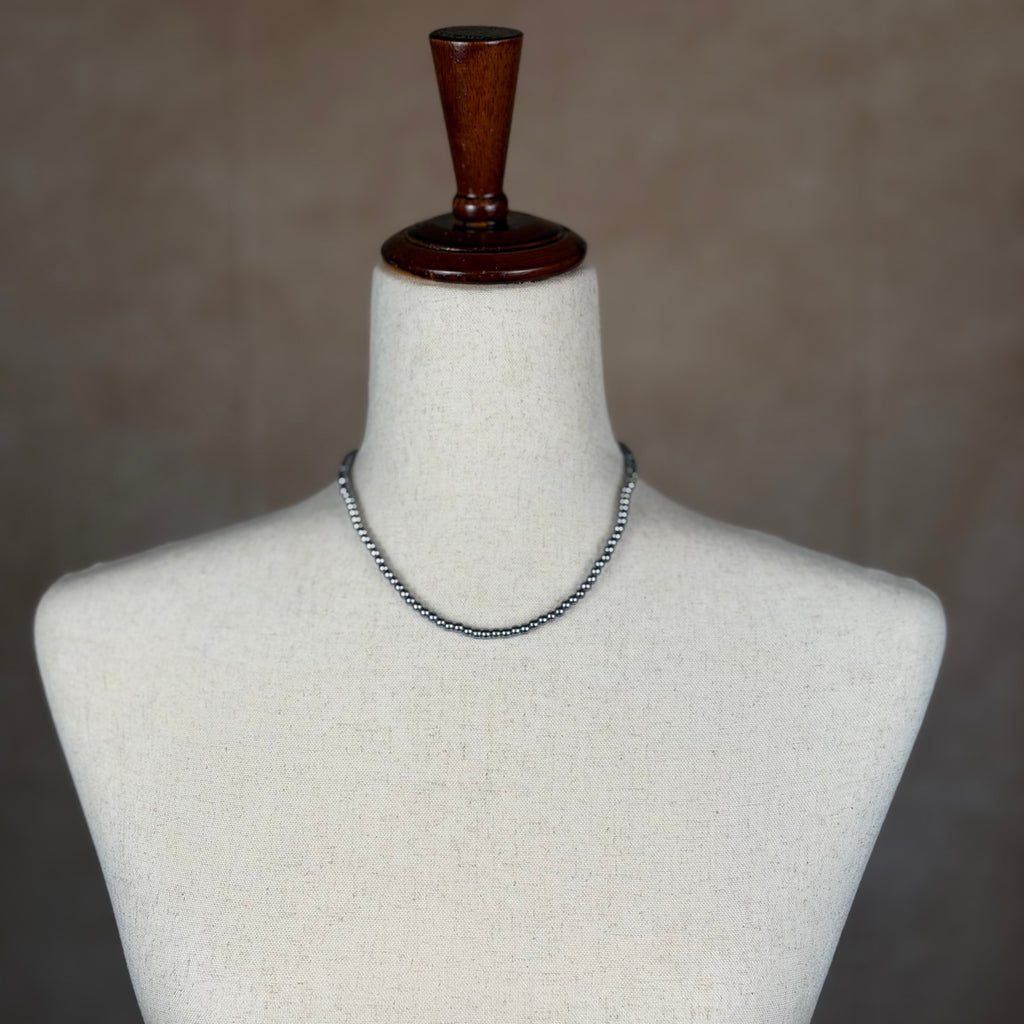Blackened Silver Spur Layered Necklace Set NEW