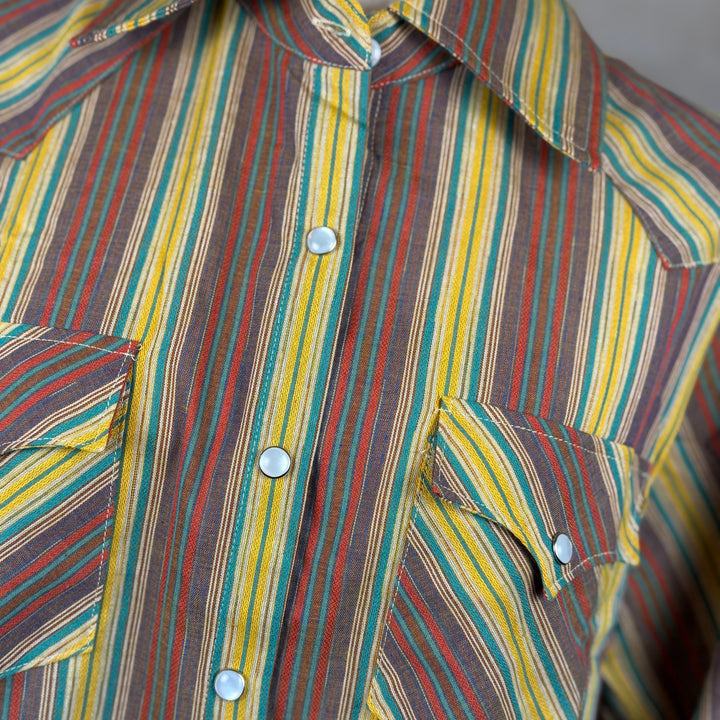 The Sunset Stripe Pearl Snap