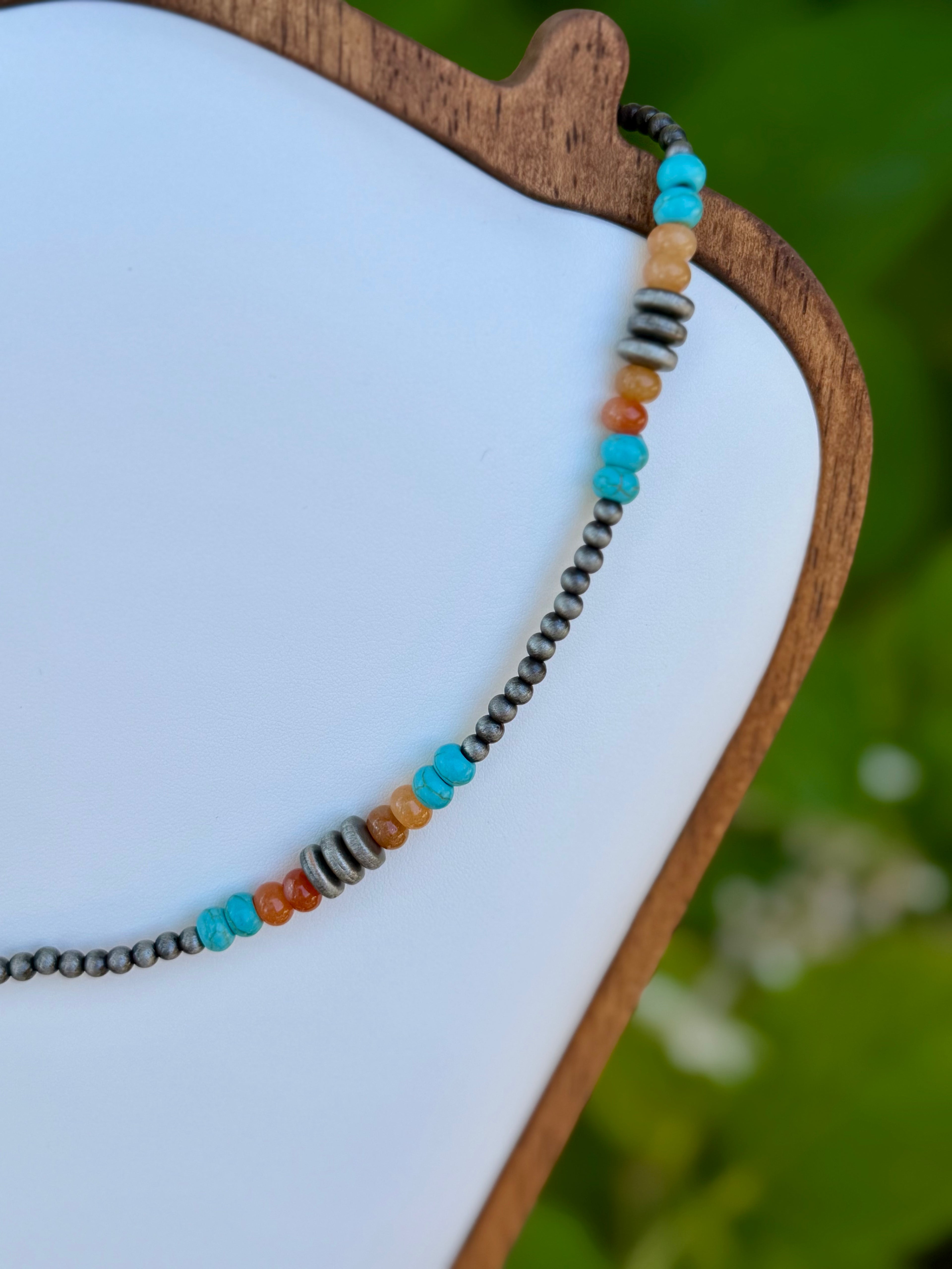 Desert Sky Beaded Necklace
