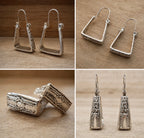 Stirrup Drop Earrings