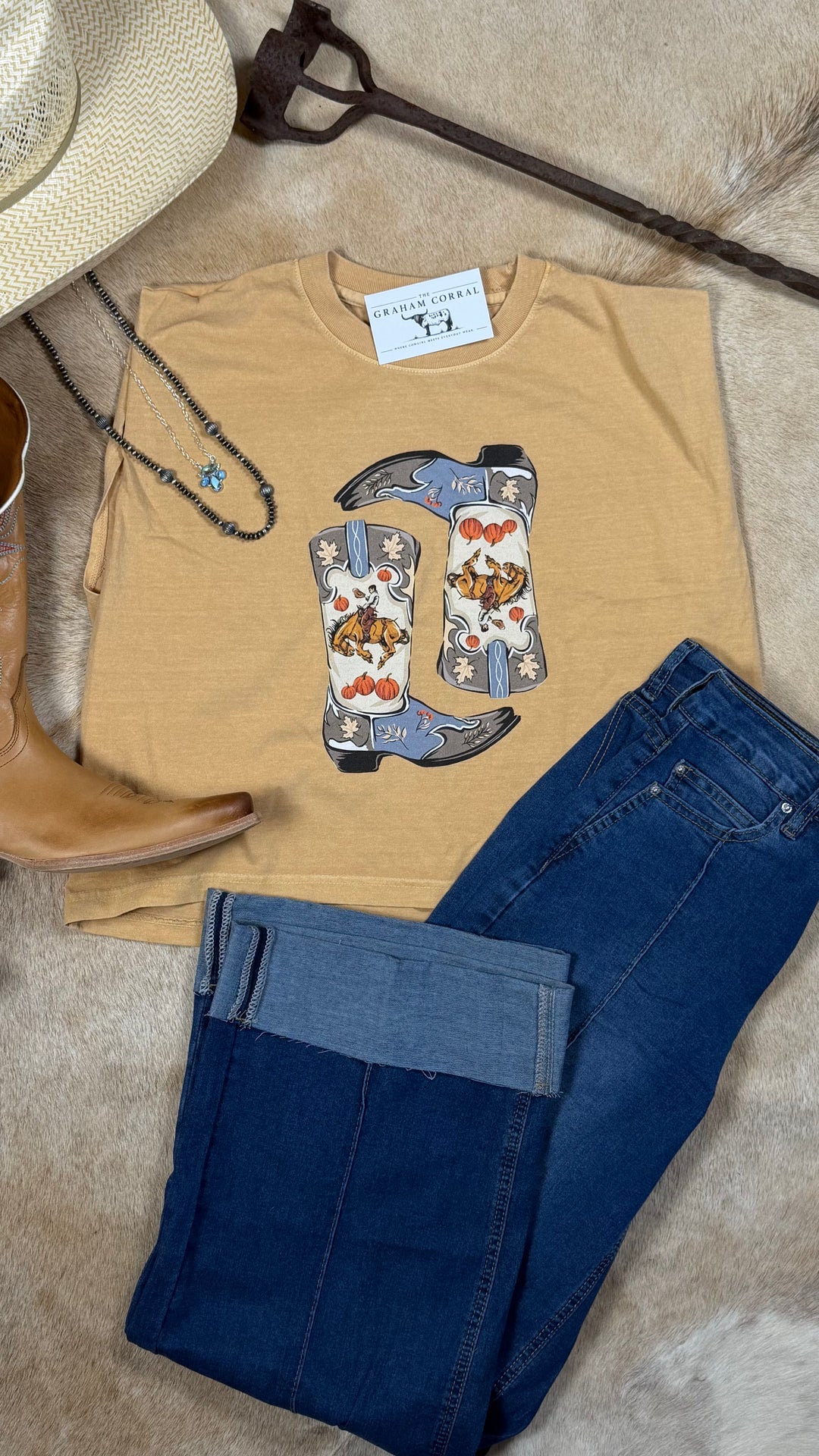 Boot Scootin’ Pumpkin Tank