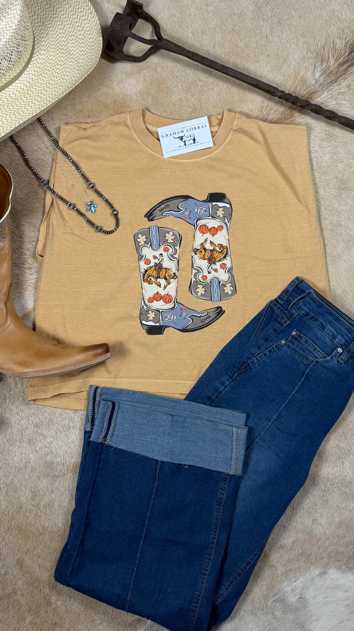 Boot Scootin’ Pumpkin Tank
