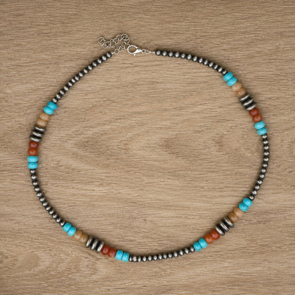 Desert Sky Beaded Necklace