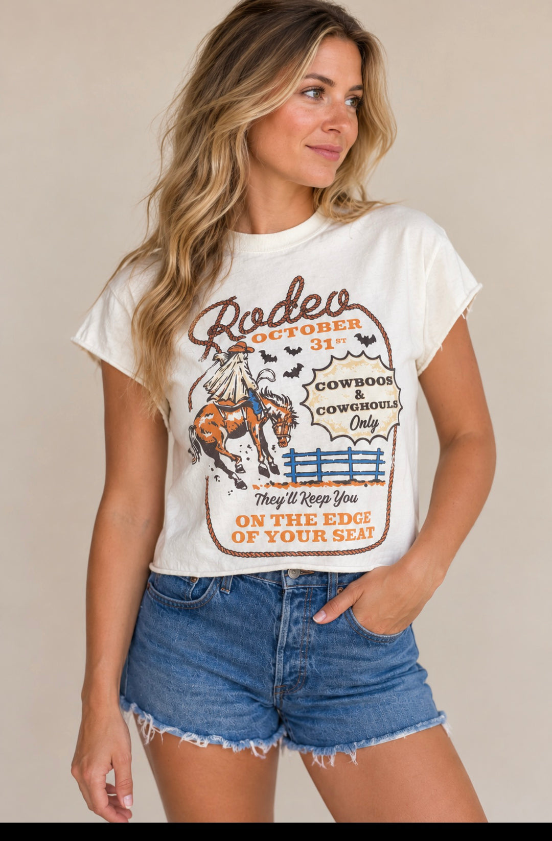 Cowboos &amp; Cowghouls Rodeo Tee
