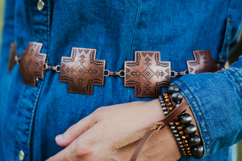 High Desert Concho Chain Belt