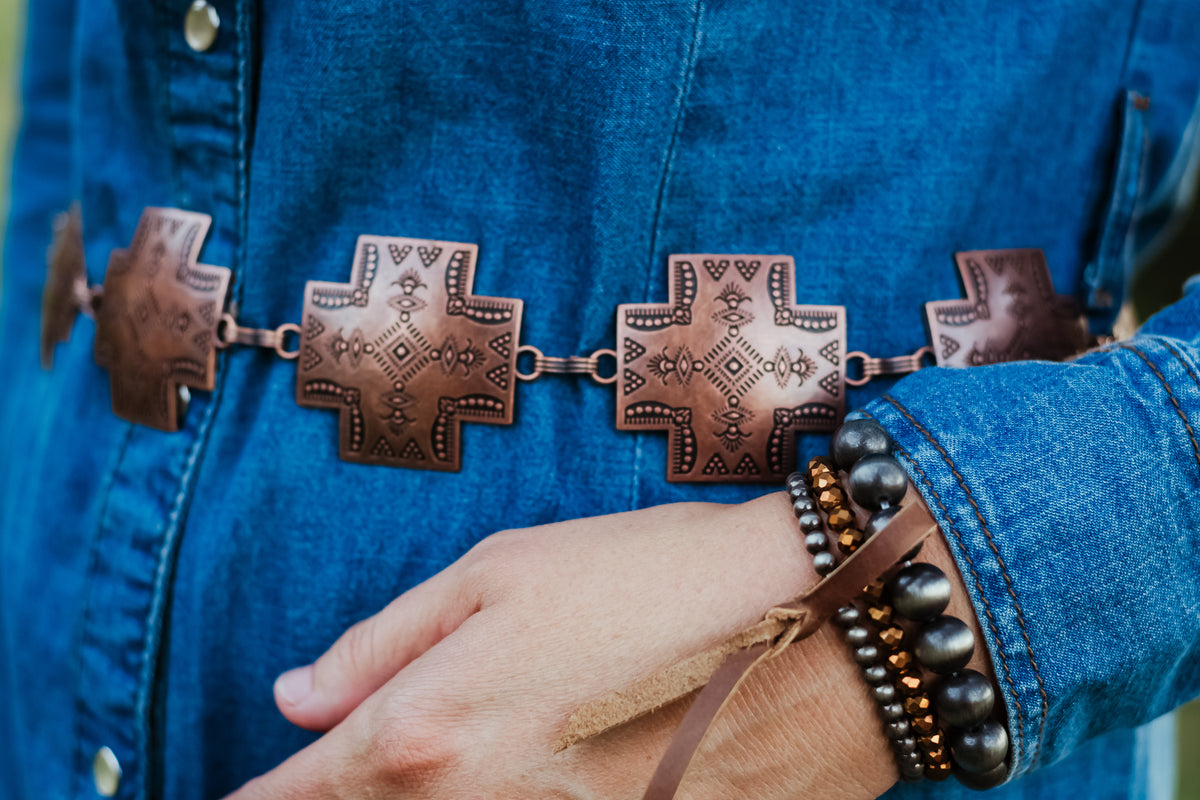 High Desert Concho Chain Belt