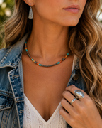Desert Sky Beaded Necklace