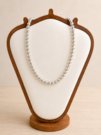 Silver Spur Layered Necklace Set