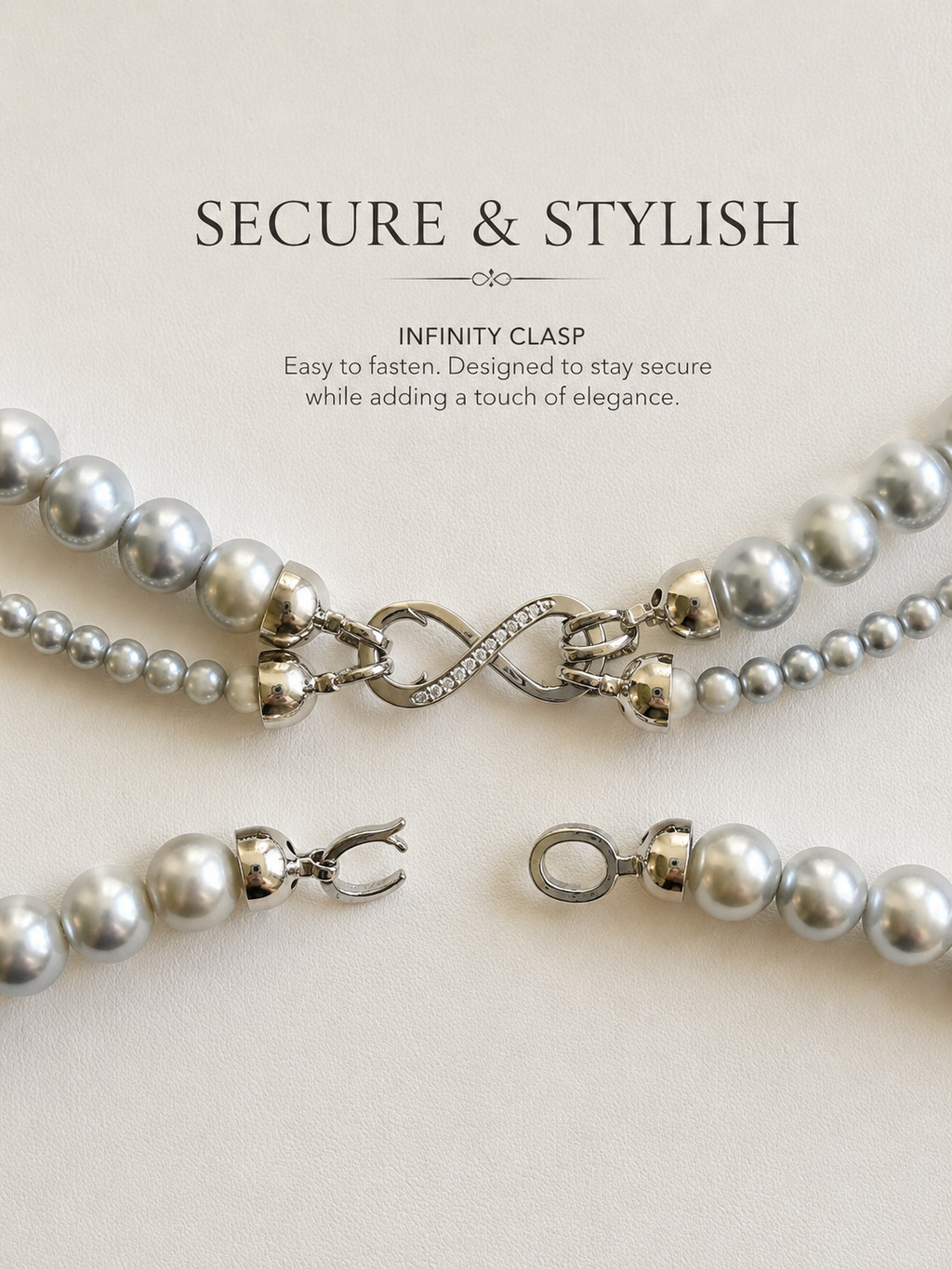 Silver Spur Layered Necklace Set