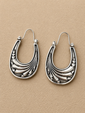 Horseshoe Hoop Earrings