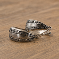 Western Scroll Hoop Earrings