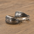 Western Scroll Hoop Earrings