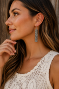 Frontier Floral Bar Earrings