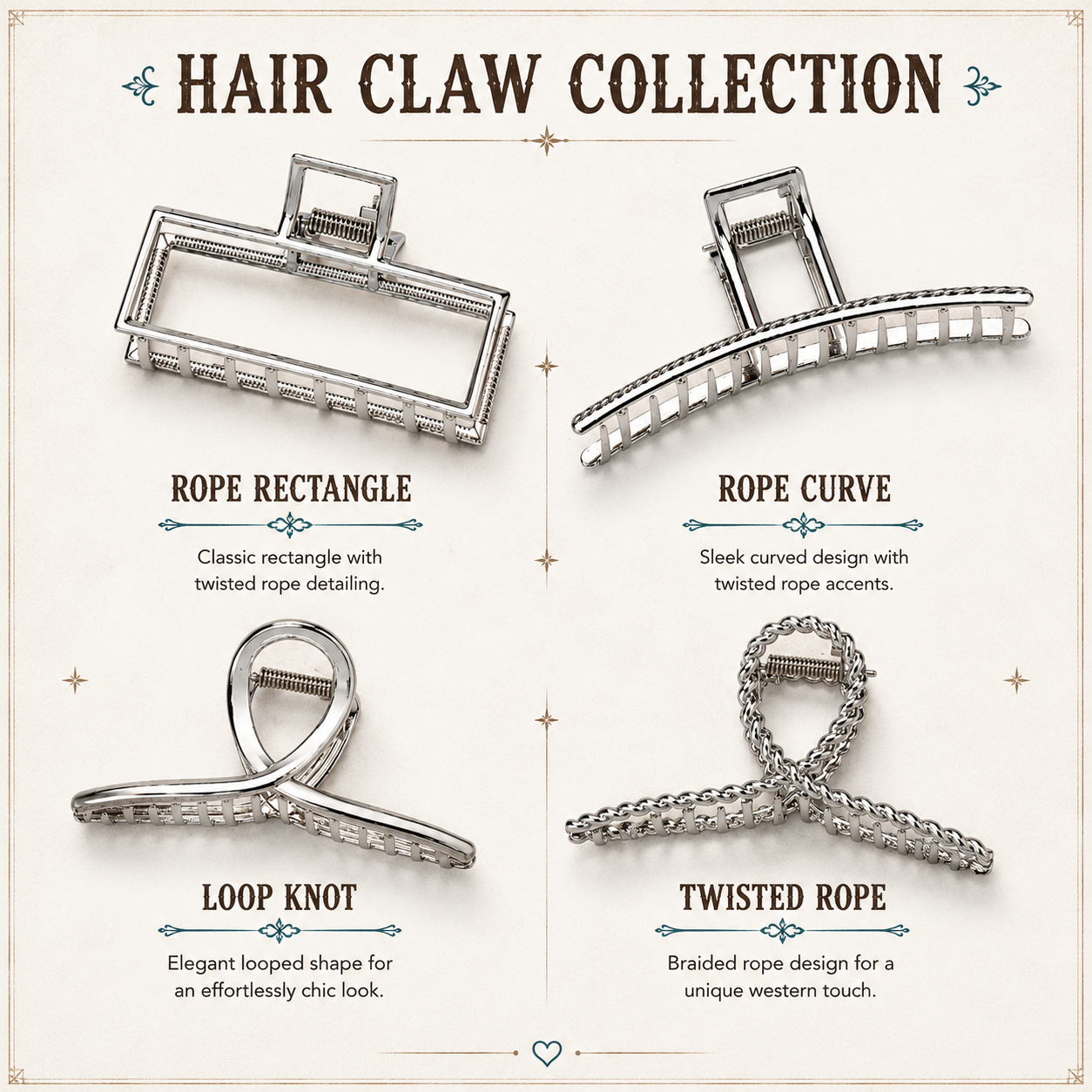 Hair Claw Clips