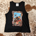 Western Rodeo Embroidered Crop Tank