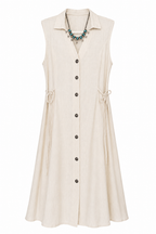 High Desert Linen Midi Dress