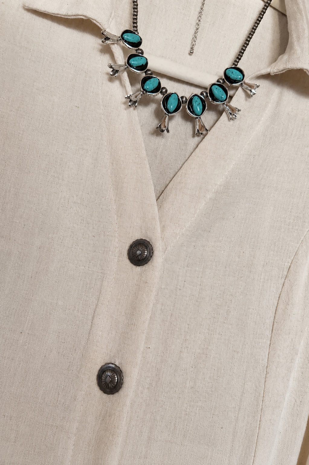 High Desert Linen Midi Dress