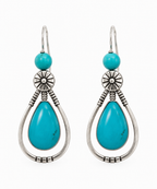 Corral Teardrop Earrings