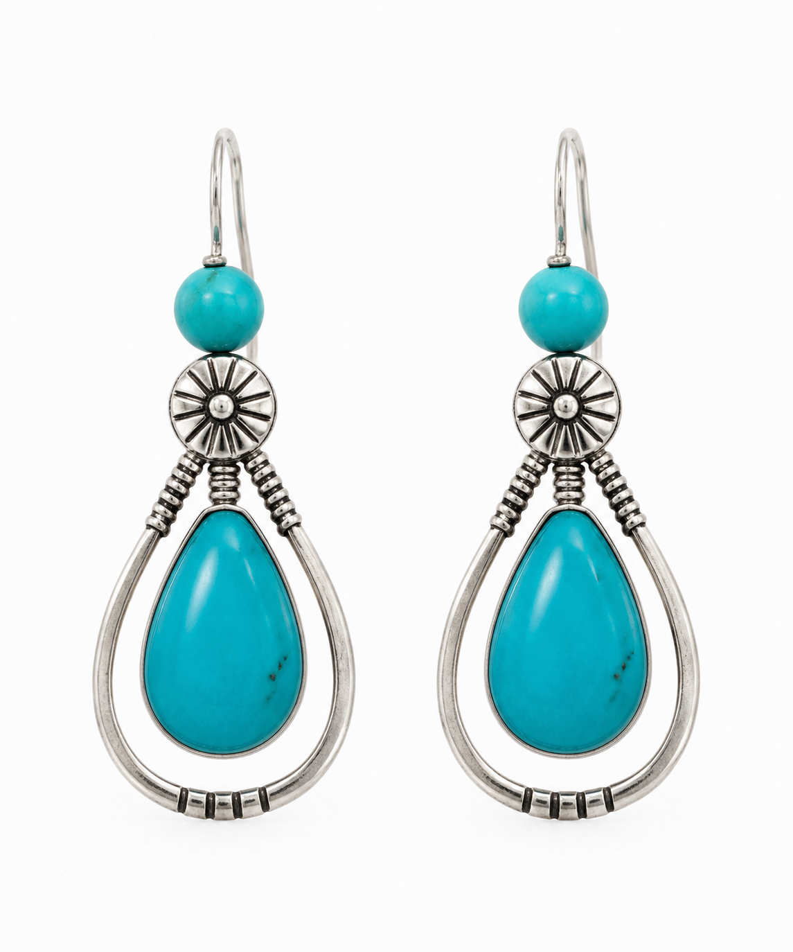 Corral Teardrop Earrings