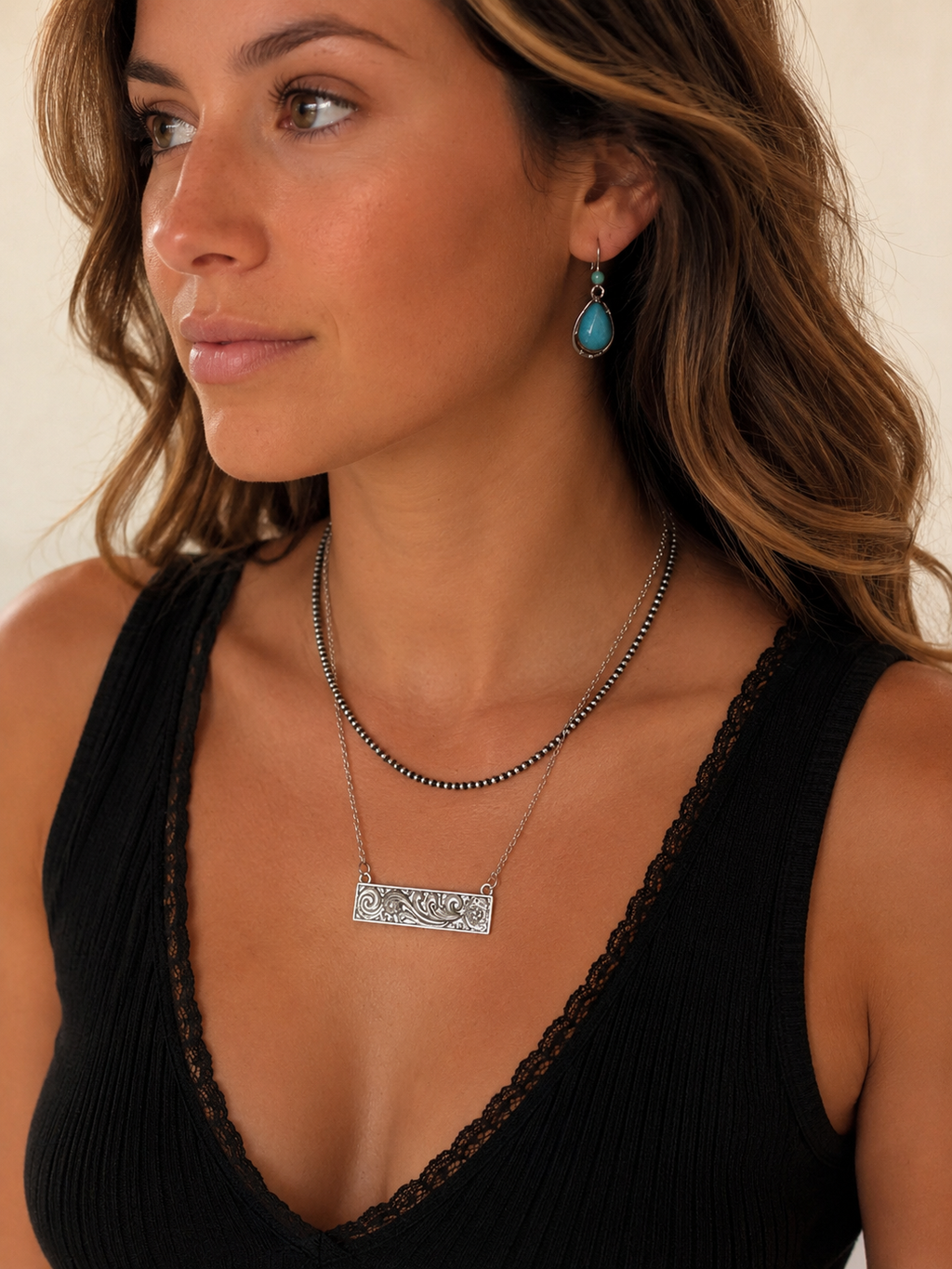Corral Bar Necklace