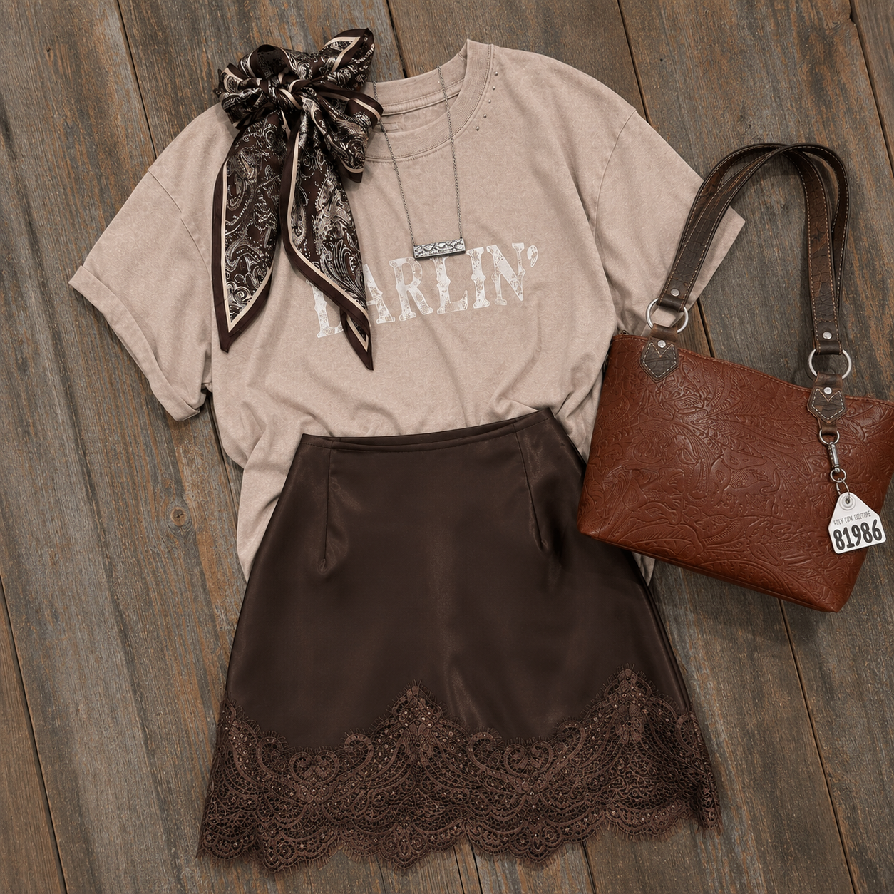 Whiskey & Lace Skirt