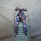 Cattle Tags Twilly Silk Scarf