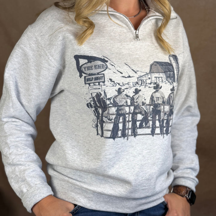 The Cowboy Scene Quarter Zip