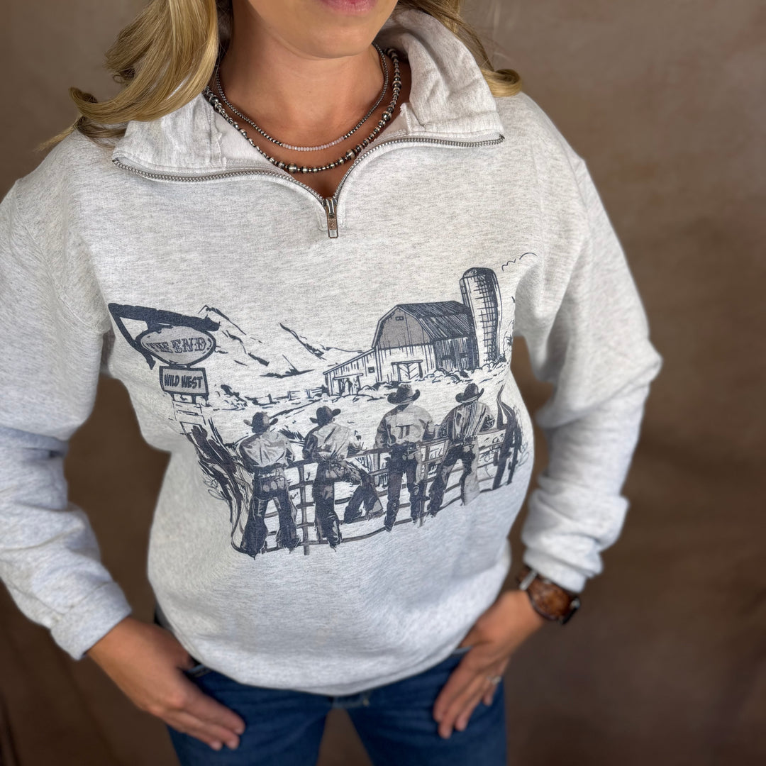 The Cowboy Scene Quarter Zip