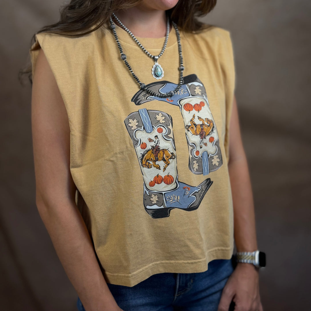 Boot Scootin’ Pumpkin Tank