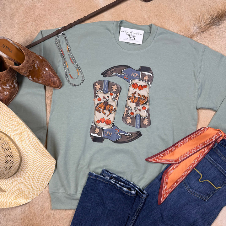 Broncs &amp; Pumpkins Sweatshirt